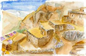 Voir le détail de cette oeuvre: village berbere